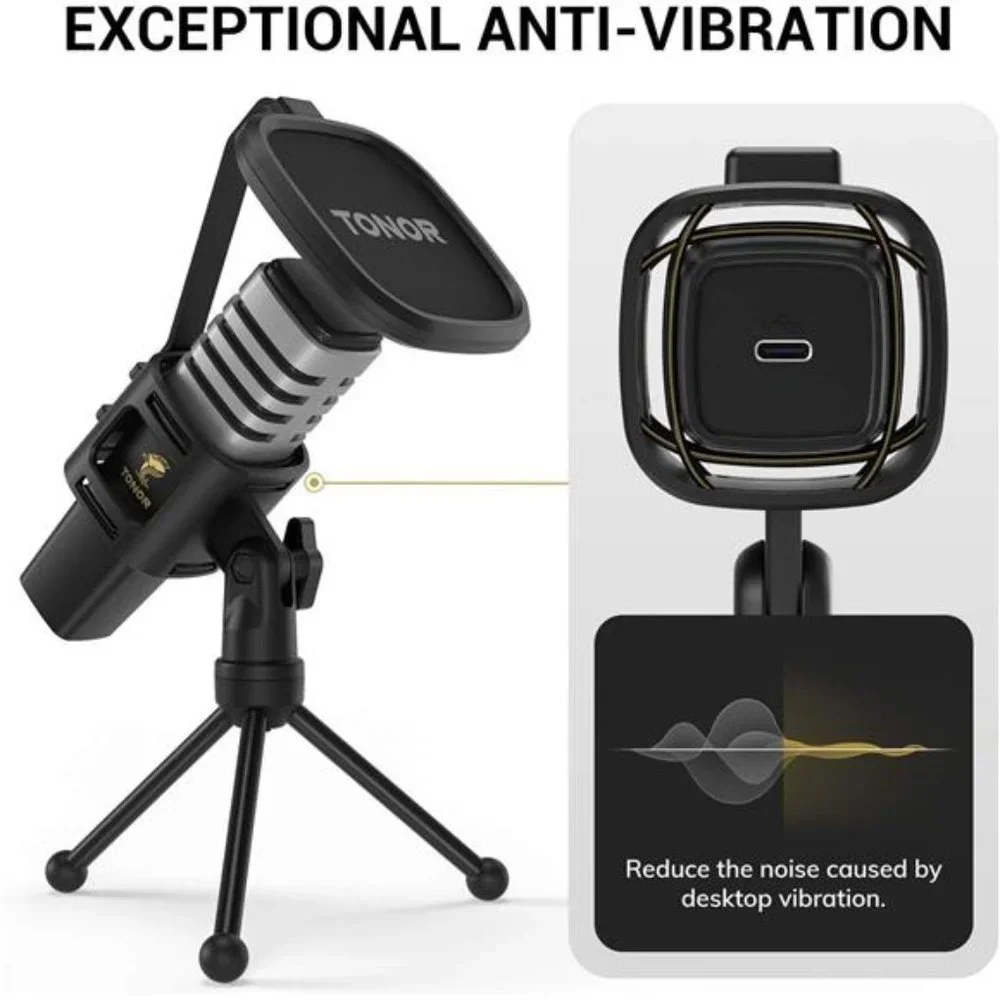 USB Microphone TC30 and Microphone Isolation Shield